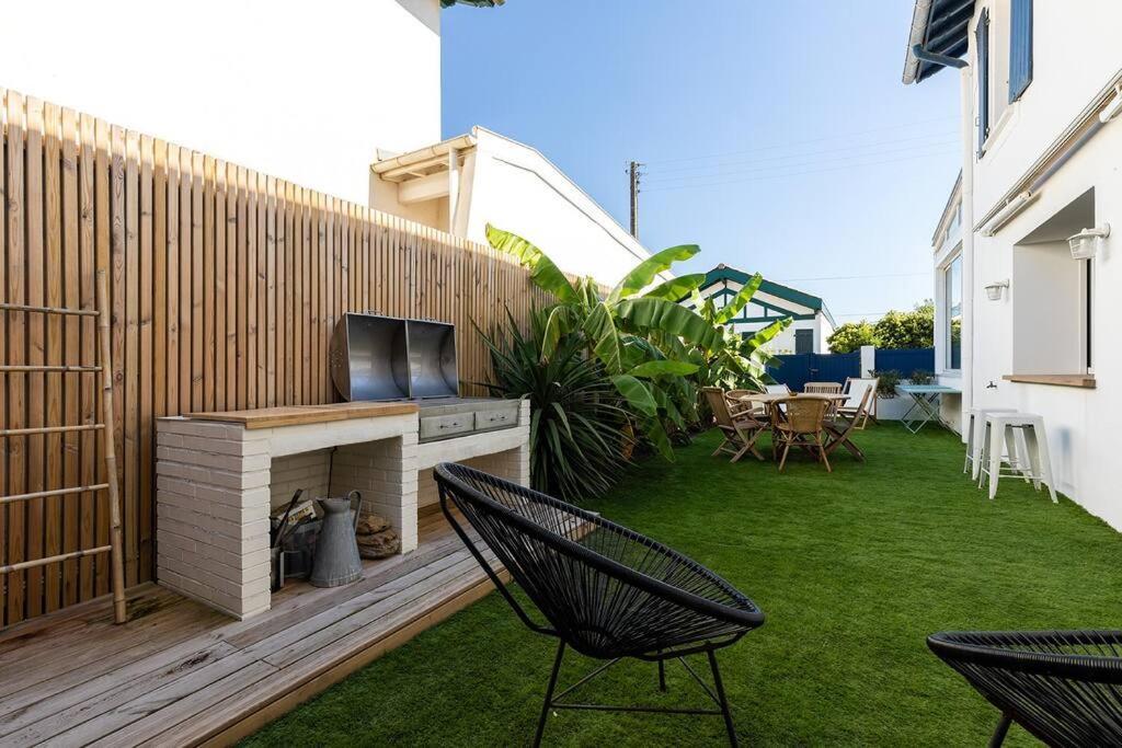 Beautiful Beach House In Front Of The Ocean Biarritz Dış mekan fotoğraf